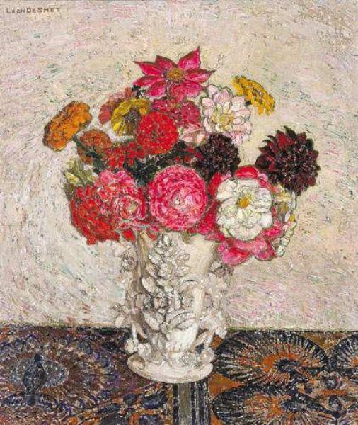 The Flower Bouquet by Leon De Smet