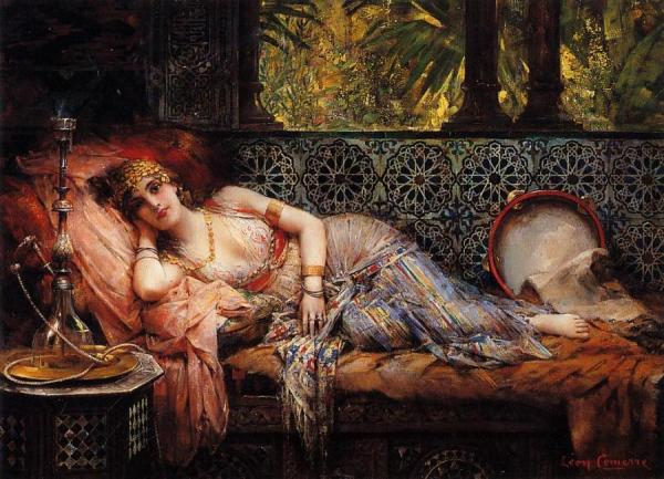L'odalisque by Leon Francois Comerre