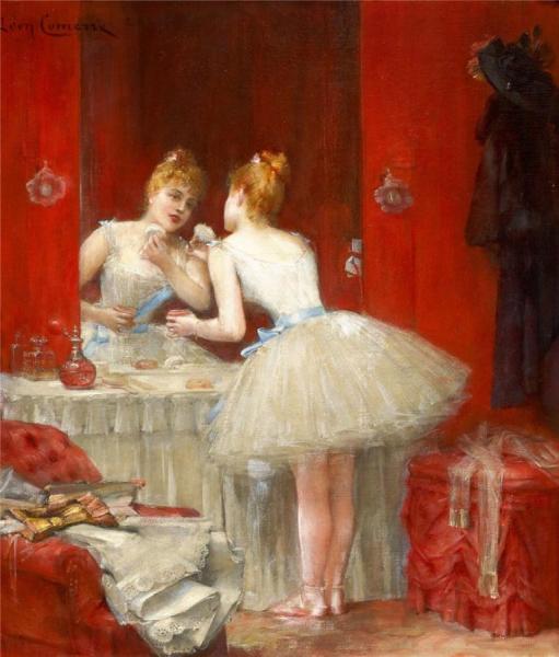 Leon Francois Comerre La Loge De La Ballerine