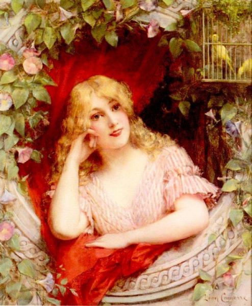 Morning Glories by Leon Francois Comerre