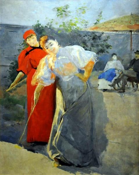 Leon Jan Wyczolkowski A Game Of Croquet