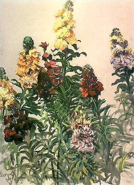 Flowers by Leon Jan Wyczolkowski