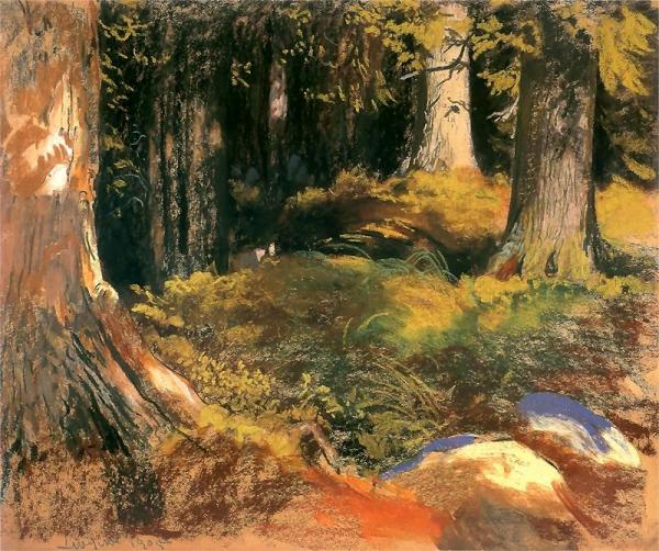 Forest In Zakopane by Leon Jan Wyczolkowski