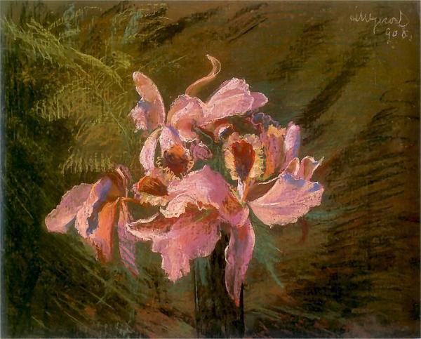 Orchids by Leon Jan Wyczolkowski