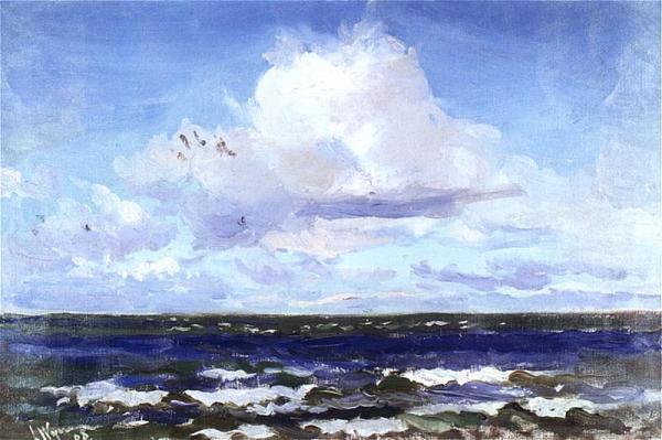 Sea Landscape In Palanga by Leon Jan Wyczolkowski