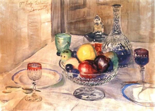 Still Life by Leon Jan Wyczolkowski