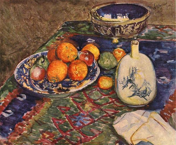 Leon Jan Wyczolkowski Still Life With Oranges