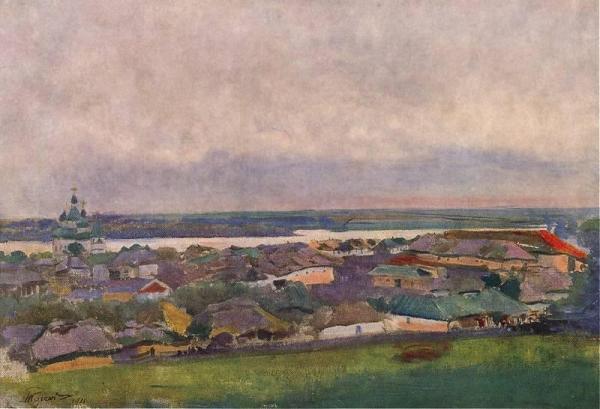Ukrainian Landscape by Leon Jan Wyczolkowski
