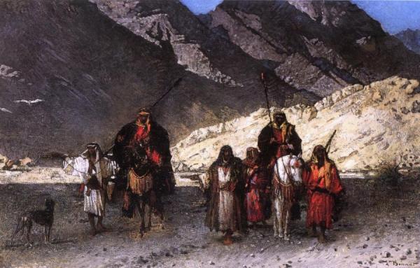 In The Mountains by Leon Joseph Florentin Bonnat