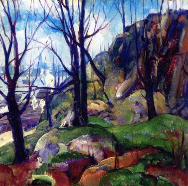 Manhattan From Hoboken by Leon Kroll Oil Painting Reproductions
