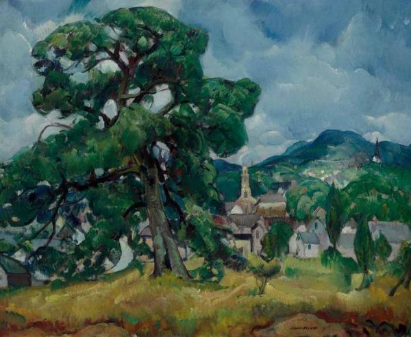 Old Oak,camden by Leon Kroll Oil Painting Reproductions