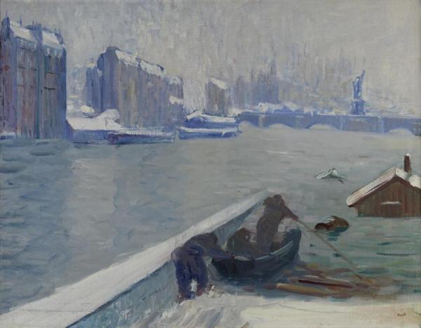 Paris, Flooding Of The Seine by Leon Kroll