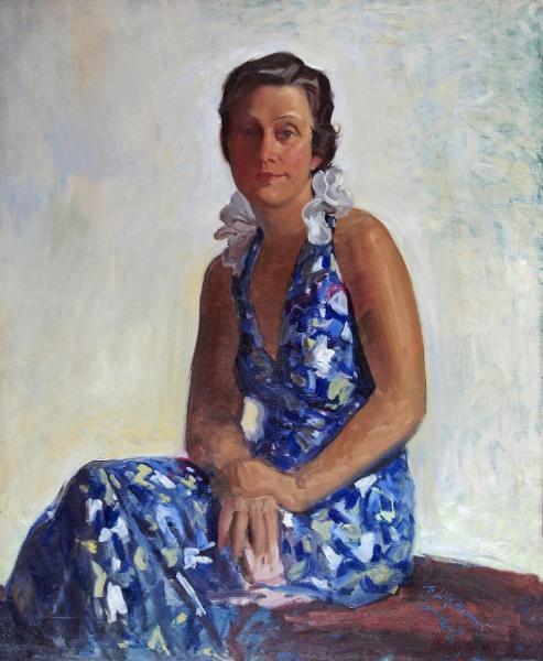 Portrait Of Lily Harmon by Leon Kroll Oil Painting Reproductions