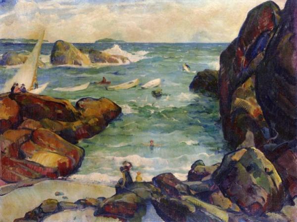 Leon Kroll Seascape