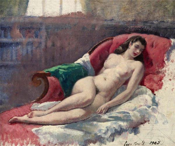 Sleeping Nude by Leon Kroll