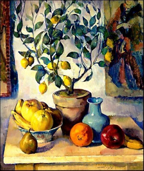 Still Life With Lemon Tree by Leon Kroll