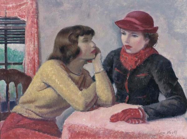 Leon Kroll Study For Conversation