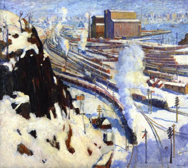 Terminal Yards by Leon Kroll