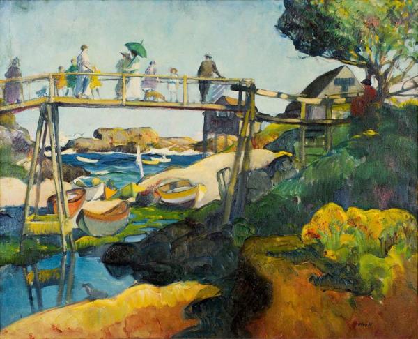The Gay Bridge by Leon Kroll