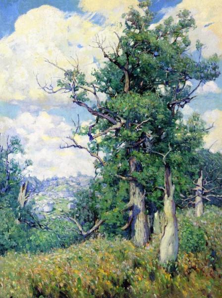 Tree At Fountainbleau by Leon Kroll Oil Painting Reproductions