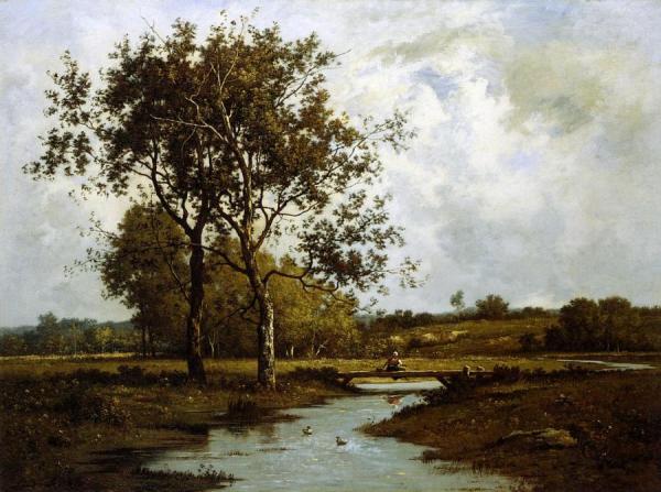 Banks Of The River by Leon Richet