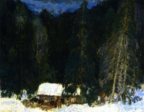 In The Wilderness Of Siberia by Leon Shulman Gaspard