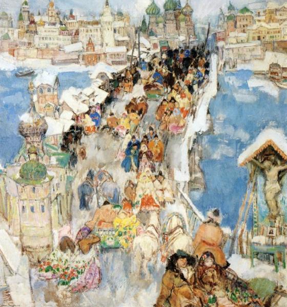 Old Moscow by Leon Shulman Gaspard