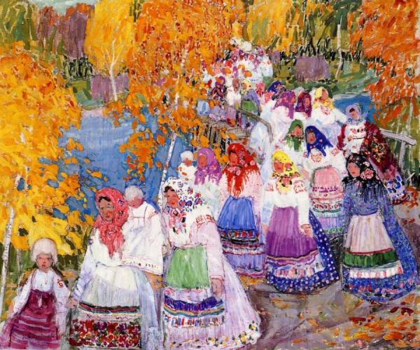 Russian Peasant Parade by Leon Shulman Gaspard