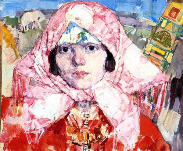 The Pink Babushka by Leon Shulman Gaspard