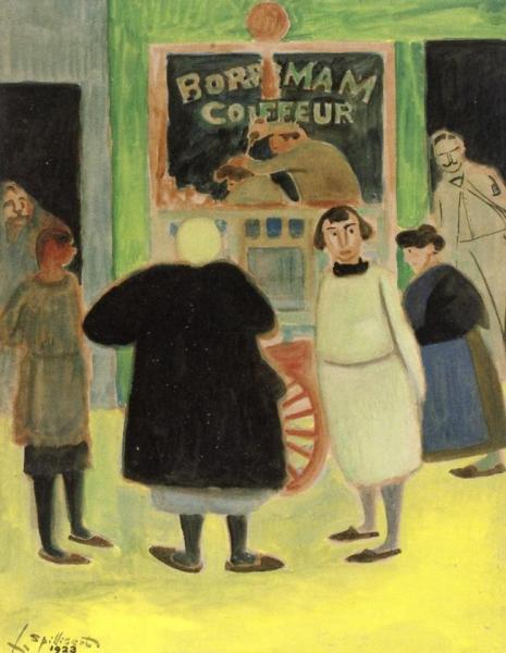 Borremam Coiffeur by Léon Spilliaert