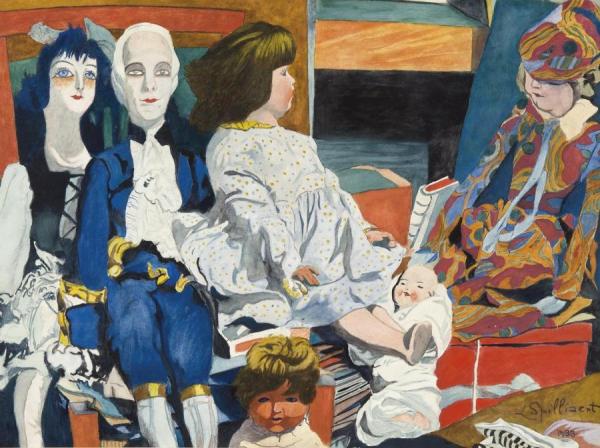 De Poppen by Léon Spilliaert