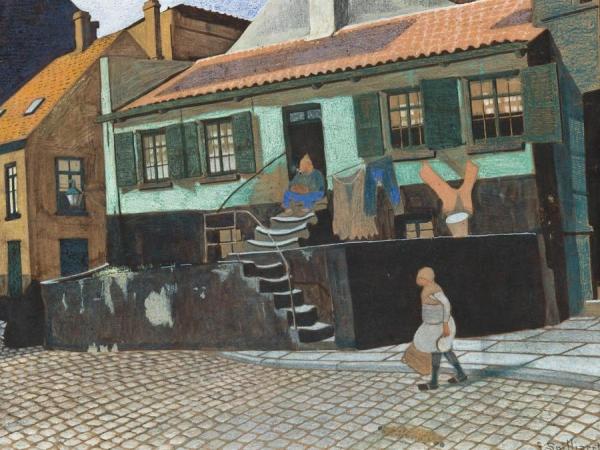 De Preekstoel Te Oostende by Léon Spilliaert