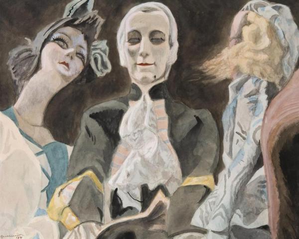 Drie Poppen   Trois Poupees by Léon Spilliaert Oil Painting Reproductions