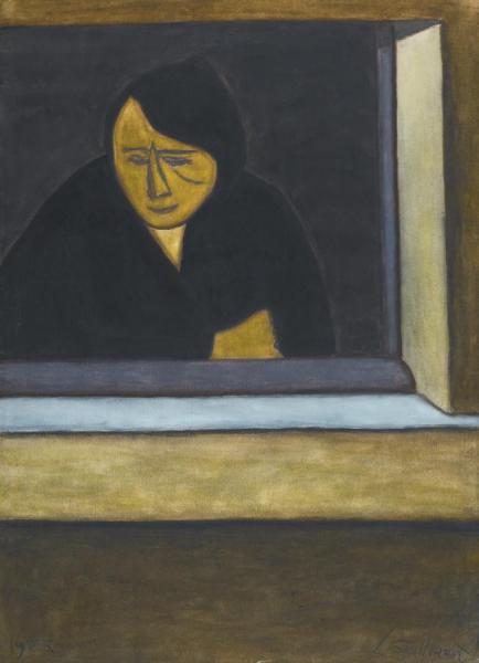 Femme A La Fenetre by Léon Spilliaert Oil Painting Reproductions