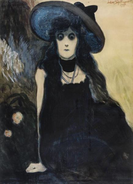 La Buveuse D'absinthe by Léon Spilliaert Oil Painting Reproductions