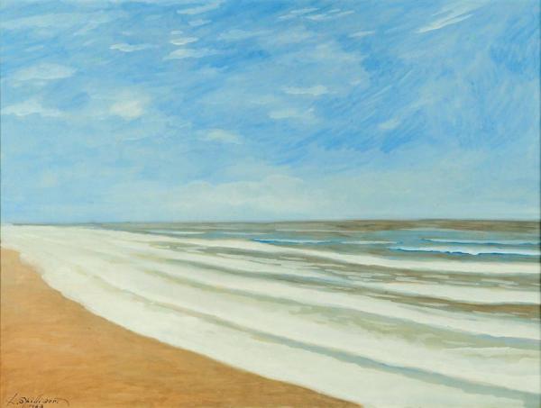 Plage,1923 by Léon Spilliaert Oil Painting Reproductions