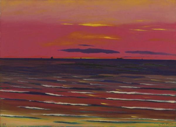 Seascape, Evening by Léon Spilliaert