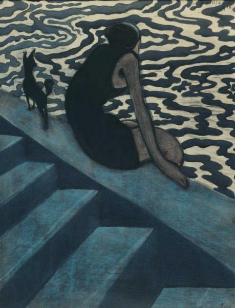The Bather by Léon Spilliaert