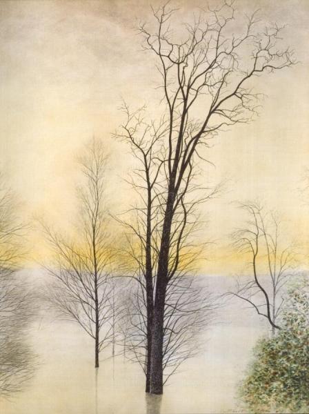 Trees In The Flood by Léon Spilliaert