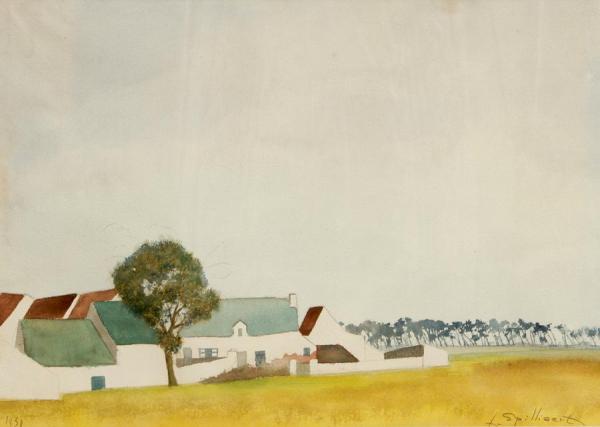 Vue Sur Le Canal De Damme,1930 by Léon Spilliaert