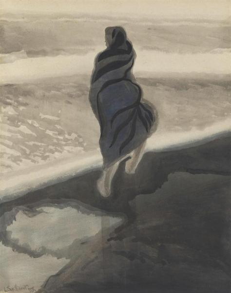 Léon Spilliaert Woman By The Sea