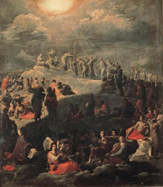 Glorification Of The Holy Cross by Leonaert Bramer