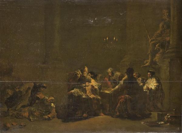 Pashur Smiting Jeremiah In The Temple by Leonaert Bramer