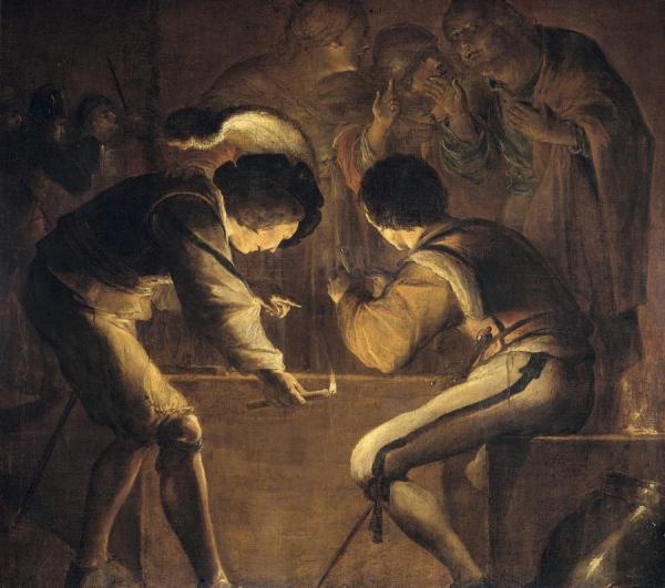 St. Peter's Denial by Leonaert Bramer