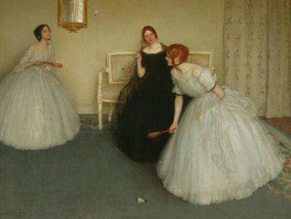 Battledore by Leonard Campbell Taylor Oil Painting Reproductions