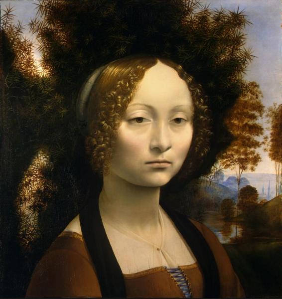 Leonardo Da Vinci Ginevra De' Benci