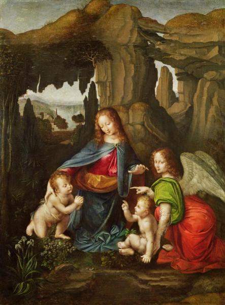 Leonardo Da Vinci Madonna Of The Rocks
