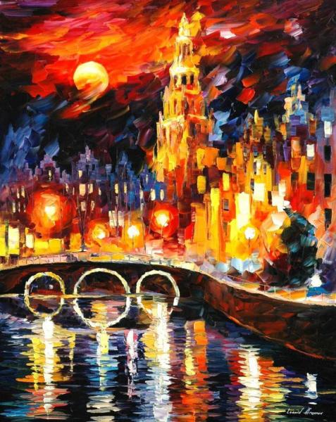 Amsterdam's Magic by Leonid Afremov