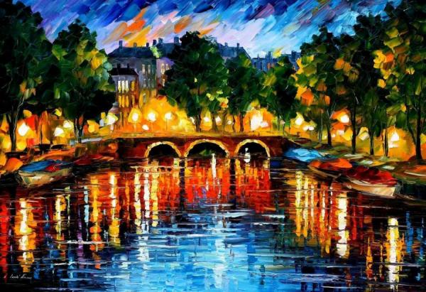 Amsterdam, The Release Of Happiness by Leonid Afremov