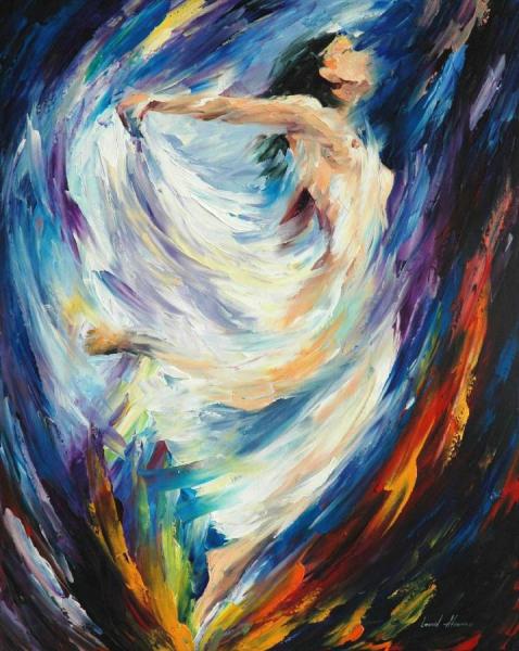 Angel Of Love by Leonid Afremov Oil Painting Reproductions